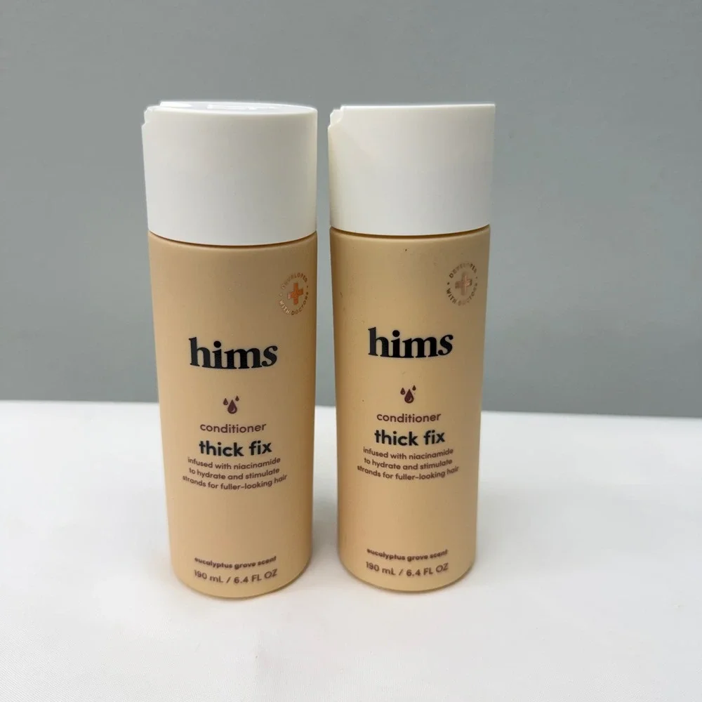 Hims Thick Fix Conditioner 2 Pack 6.4 Eucalyptus Grove Niacinamide Vitamin B NEW